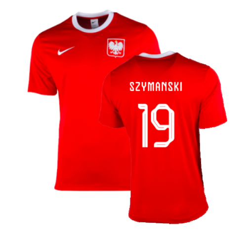 2022-2023 Poland Away Dri-Fit Football Shirt (Szymanski 19)