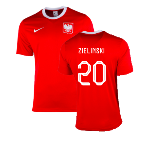 2022-2023 Poland Away Dri-Fit Football Shirt (Zielinski 20)