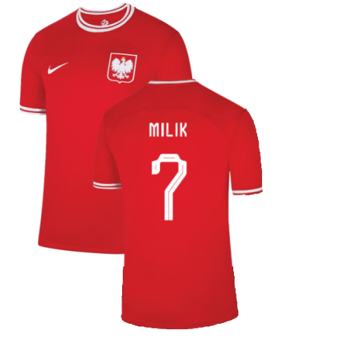 2022-2023 Poland Away Shirt (MILIK 7)