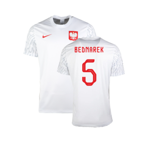 2022-2023 Poland Home Dri-Fit Shirt (Kids) (BEDNAREK 5)