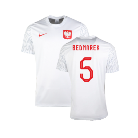 2022-2023 Poland Home Dri-Fit Shirt (Kids) (BEDNAREK 5)