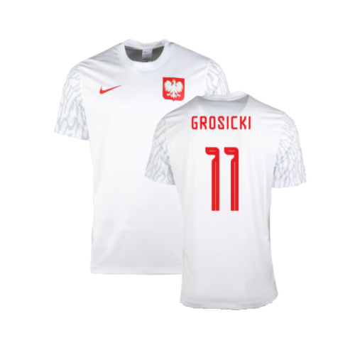 2022-2023 Poland Home Dri-Fit Shirt (Kids) (GROSICKI 11)