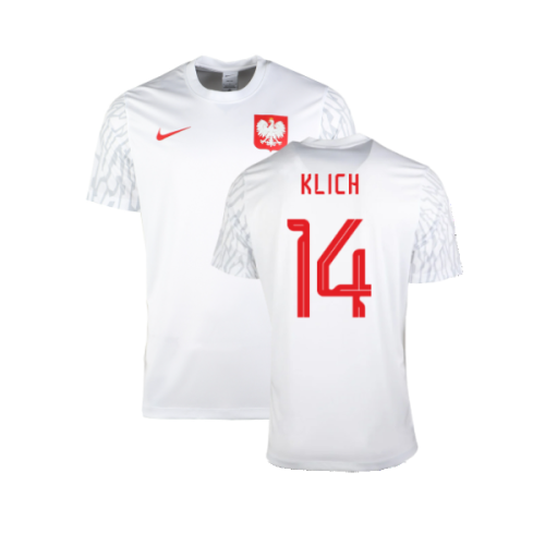 2022-2023 Poland Home Dri-Fit Shirt (Kids) (KLICH 14)