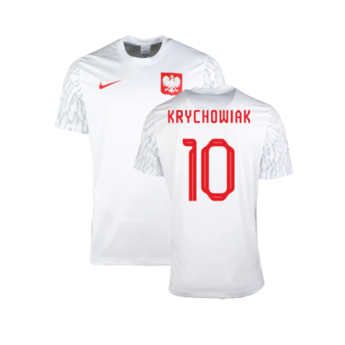 2022-2023 Poland Home Dri-Fit Shirt (Kids) (KRYCHOWIAK 10)