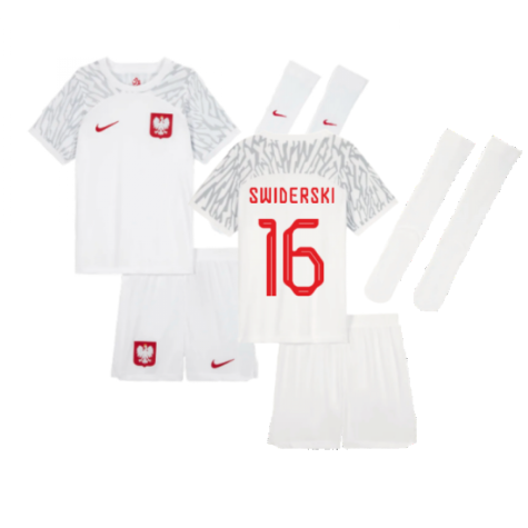 2022-2023 Poland Home Mini Kit (Swiderski 16)