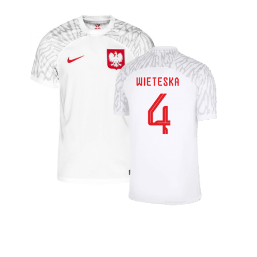 2022-2023 Poland Home Shirt (Wieteska 4)