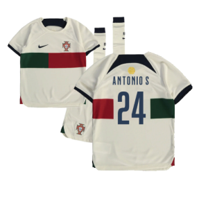 2022-2023 Portugal Away Little Boys Mini Kit (Antonio S 24) 2022-2023 Portugal Away Little Boys Mini Kit (Antonio S 24)