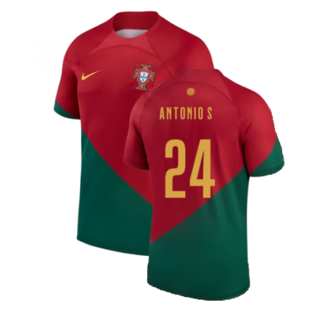 2022-2023 Portugal Home Shirt (Kids) (Antonio S 24)