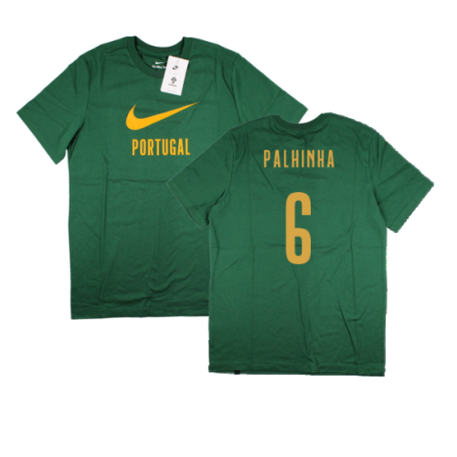 2022-2023 Portugal Swoosh Tee (Green) (Palhinha 6)