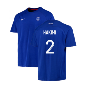 2022-2023 PSG CL Training Shirt (Blue) (HAKIMI 2)