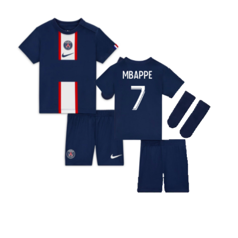 2022-2023 PSG Little Boys Home Kit (MBAPPE 7)