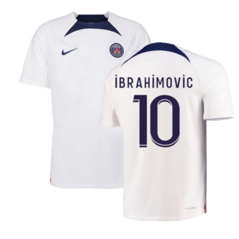 2022-2023 PSG Training Shirt (White) (IBRAHIMOVIC 10)