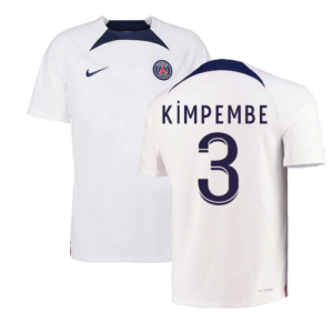 2022-2023 PSG Training Shirt (White) (KIMPEMBE 3)