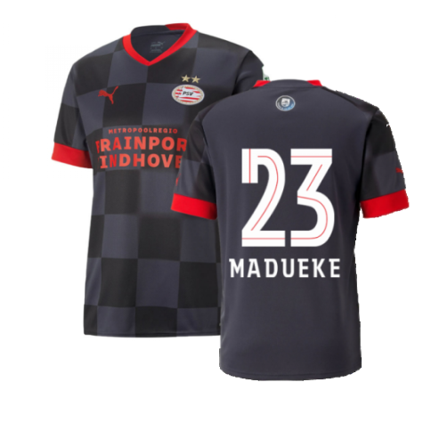 2022-2023 PSV Eindhoven Away Shirt (MADUEKE 23)