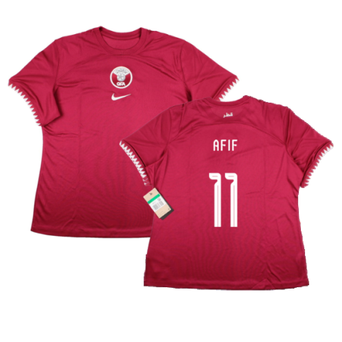 2022-2023 Qatar Home Shirt (Ladies) (Afif 11)