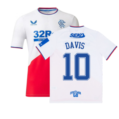 2022-2023 Rangers Away Shirt (DAVIS 10)