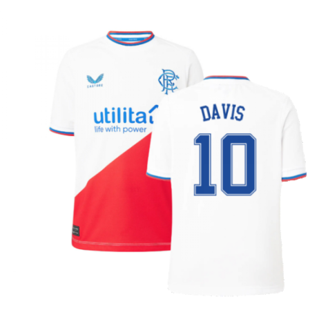 2022-2023 Rangers Away Shirt (Kids) (DAVIS 10)