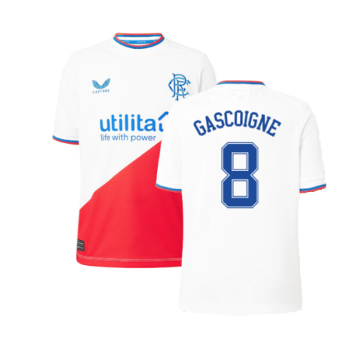 2022-2023 Rangers Away Shirt (Kids) (GASCOIGNE 8)