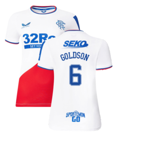 2022-2023 Rangers Away Shirt (Ladies) (GOLDSON 6)