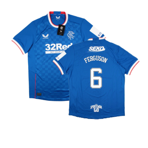 2022-2023 Rangers Home Pro Jersey (FERGUSON 6)