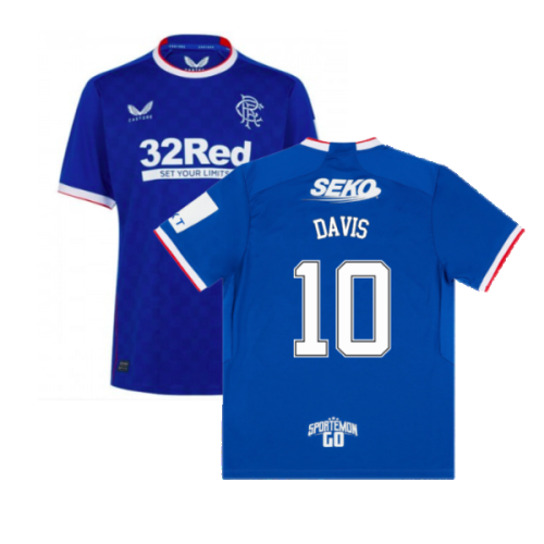 2022-2023 Rangers Home Shirt (DAVIS 10)