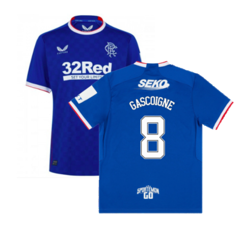 2022-2023 Rangers Home Shirt (GASCOIGNE 8)