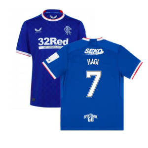 2022-2023 Rangers Home Shirt (HAGI 7) 2022-2023 Rangers Home Shirt (HAGI 7)