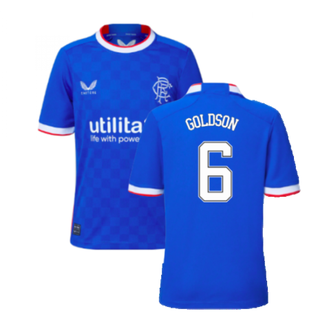 2022-2023 Rangers Home Shirt (Kids) (GOLDSON 6)