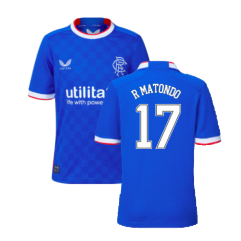 2022-2023 Rangers Home Shirt (Kids) (R MATONDO 17)