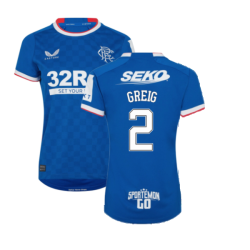 2022-2023 Rangers Home Shirt (Ladies) (GREIG 2)