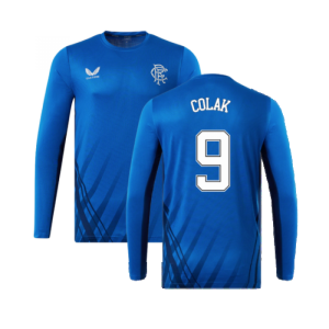 2022-2023 Rangers Long Sleeve Training Tee (Blue) (COLAK 9)