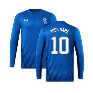 2022-2023 Rangers Long Sleeve Training Tee (Blue)