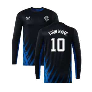 2022-2023 Rangers Training Long Sleeve Tee (Black)