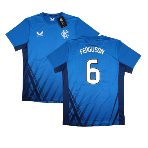 2022-2023 Rangers Training Short Sleeve Tee (Blue) (FERGUSON 6)