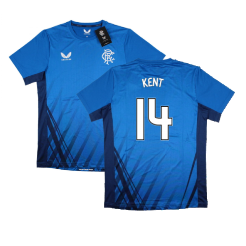 2022-2023 Rangers Training Short Sleeve Tee (Blue) (KENT 14)