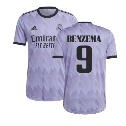 2022-2023 Real Madrid Authentic Away Shirt (BENZEMA 9)