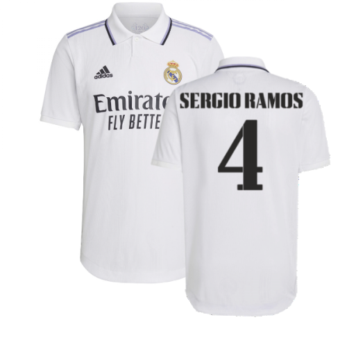 2022-2023 Real Madrid Authentic Home Shirt (SERGIO RAMOS 4)