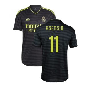 2022-2023 Real Madrid Authentic Third Shirt (ASENSIO 11)