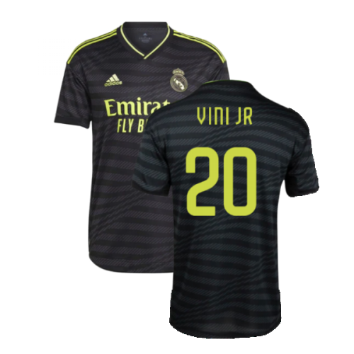 2022-2023 Real Madrid Authentic Third Shirt (VINI JR 20)