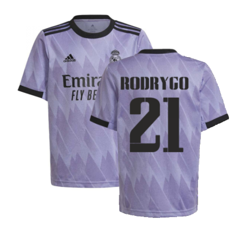 2022-2023 Real Madrid Away Shirt (Kids) (RODRYGO 21)