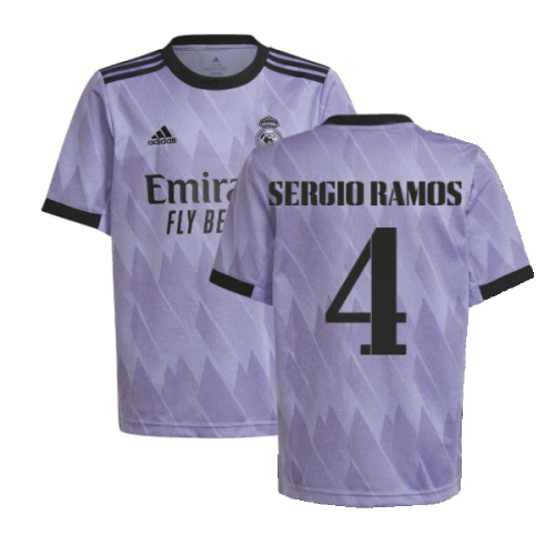 2022-2023 Real Madrid Away Shirt (Kids) (SERGIO RAMOS 4)