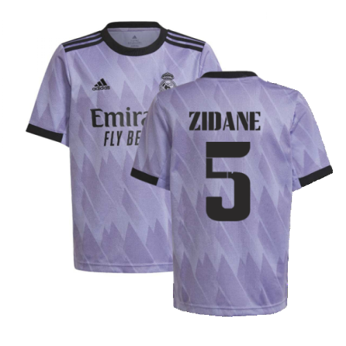 2022-2023 Real Madrid Away Shirt (Kids) (ZIDANE 5)