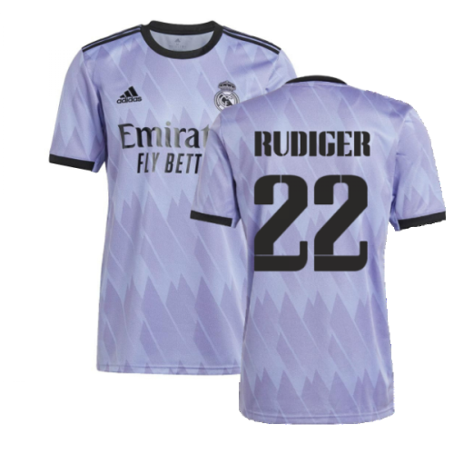 2022-2023 Real Madrid Away Shirt (RUDIGER 22)