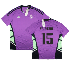 2022-2023 Real Madrid Condivo 22 Training Jersey (Purple) (VALVERDE 15) 2022-2023 Real Madrid Condivo 22 Training Jersey (Purple) (VALVERDE 15)