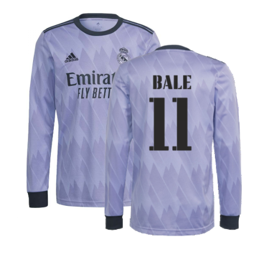 2022-2023 Real Madrid Long Sleeve Away Shirt (BALE 11)