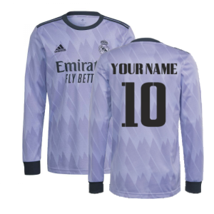 2022-2023 Real Madrid Long Sleeve Away Shirt