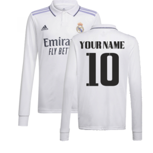 2022-2023 Real Madrid Long Sleeve Home Shirt