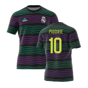 2022-2023 Real Madrid Pre-Match Jersey (MODRIC 10)