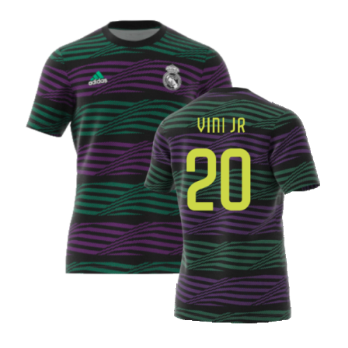 2022-2023 Real Madrid Pre-Match Jersey (VINI JR 20)