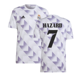 2022-2023 Real Madrid Pre-Match Shirt (White) (HAZARD 7)